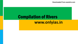 Rivers of India