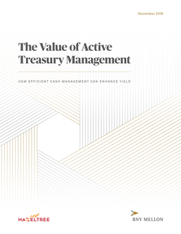 The Value of Active Treasury Management