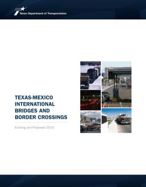 Texas-Mexico International Bridges and Border Crossings