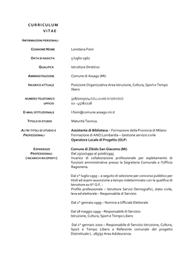 Curriculum Vitae