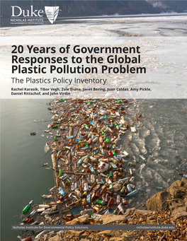 20 Years of Government Responses to the Global Plastic Pollution