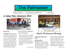 Palmateer 69 – March 2020
