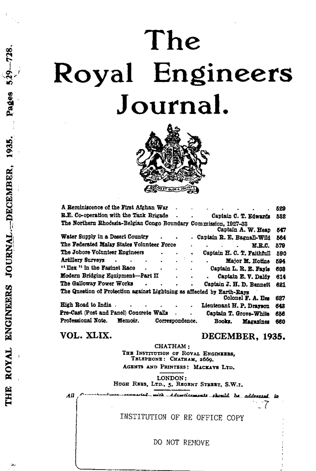 Royal Engineers Journal