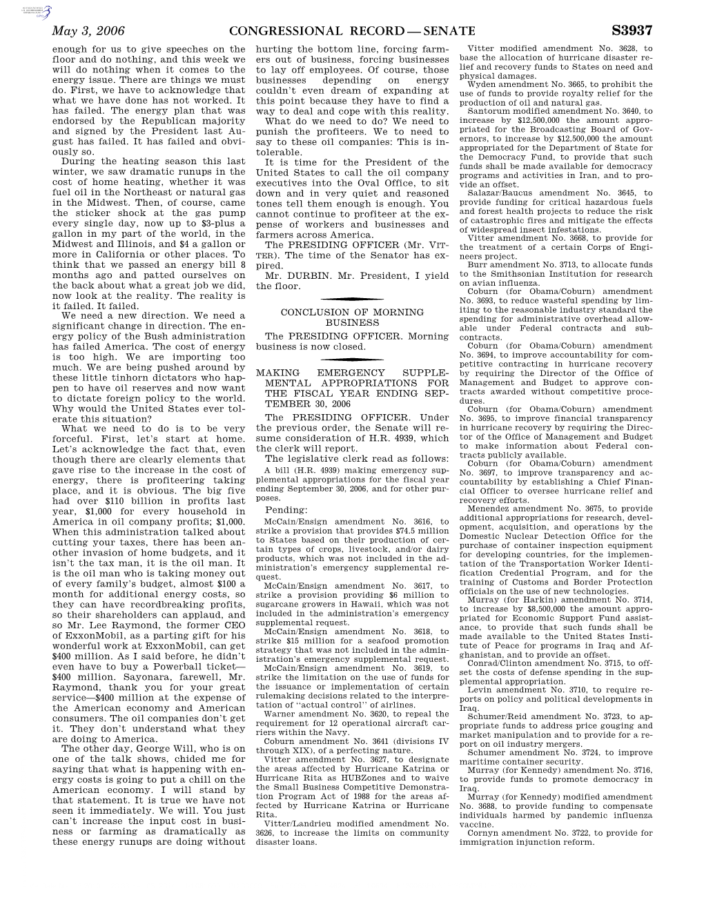 Congressional Record—Senate S3937