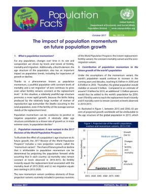 The Impact of Population Momentum on Future Population Growth