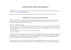 The Devon Trafalgar Roll