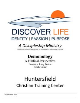 Huntersfield Christian Training Center
