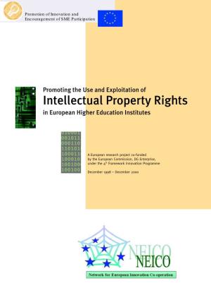 Intellectual Property Rights in European Higher Education Institutes
