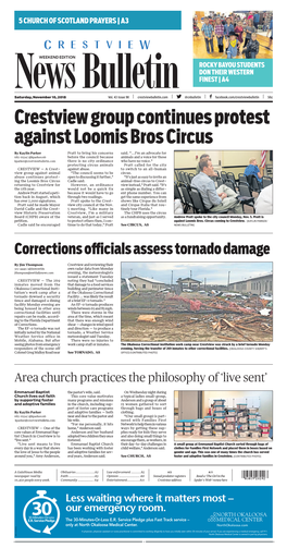 Crestview Group Continues Protest Against Loomis Bros Circus