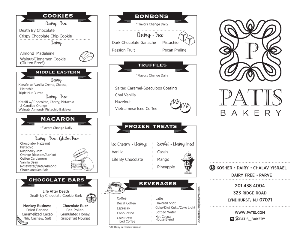 Patis Bakerymenu Noprices 1.Pdf