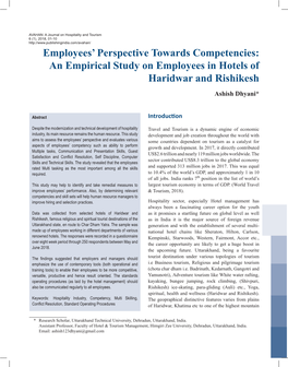 Employees' Perspective Towards Competencies