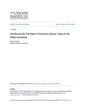 To the State of Economic Science: Views of Six Nobel Laureates]