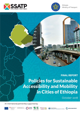 Policies for Sustainable Accessibility and Mobility in Cities of Ethiopia