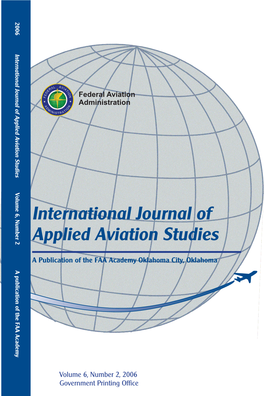 International Journal of Applied Aviation Studies