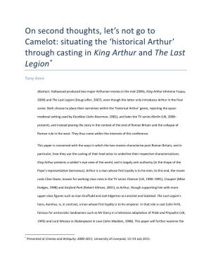 Through Casting in King Arthur and the Last Legion*