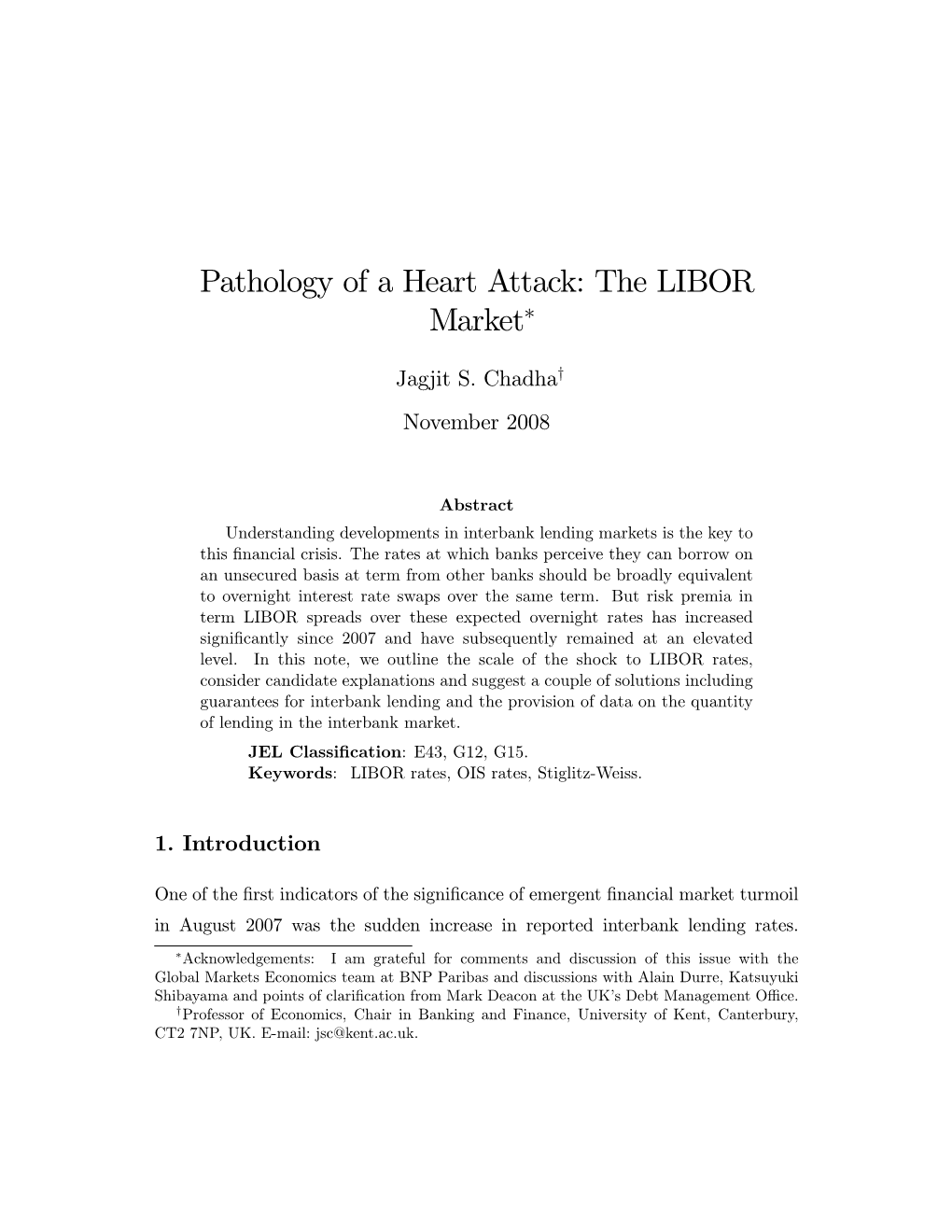 The LIBOR Market