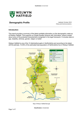 Demographic Profile of Welwyn Hatfield