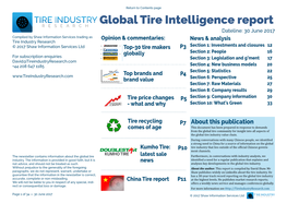 Global Tire Intelligence Report