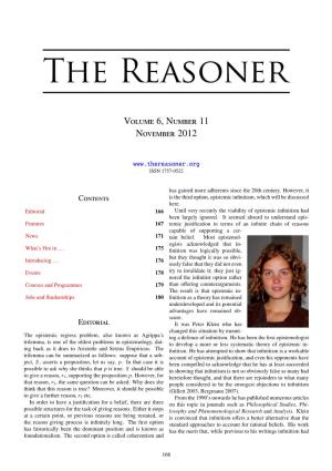 Volume 6, Number 11 November 2012