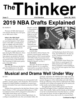 2019 NBA Drafts Explained by Maddie R