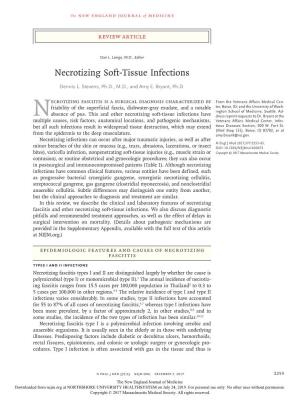 Necrotizing Soft-Tissue Infections