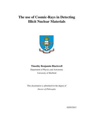 The Use of Cosmic-Rays in Detecting Illicit Nuclear Materials