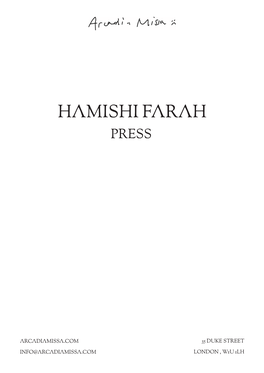 Hamishi Farah Press