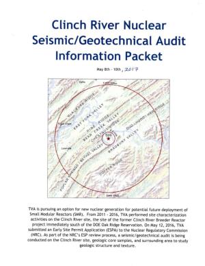 Clinch River Nuclear Site SPA, Seismic-Geotechnical Audit