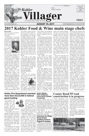 2017 Kohler Food & Wine Main Stage Chefs