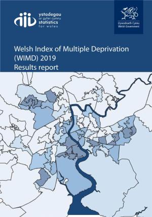 Welsh Index of Multiple Deprivation (WIMD) 2019: Results Report