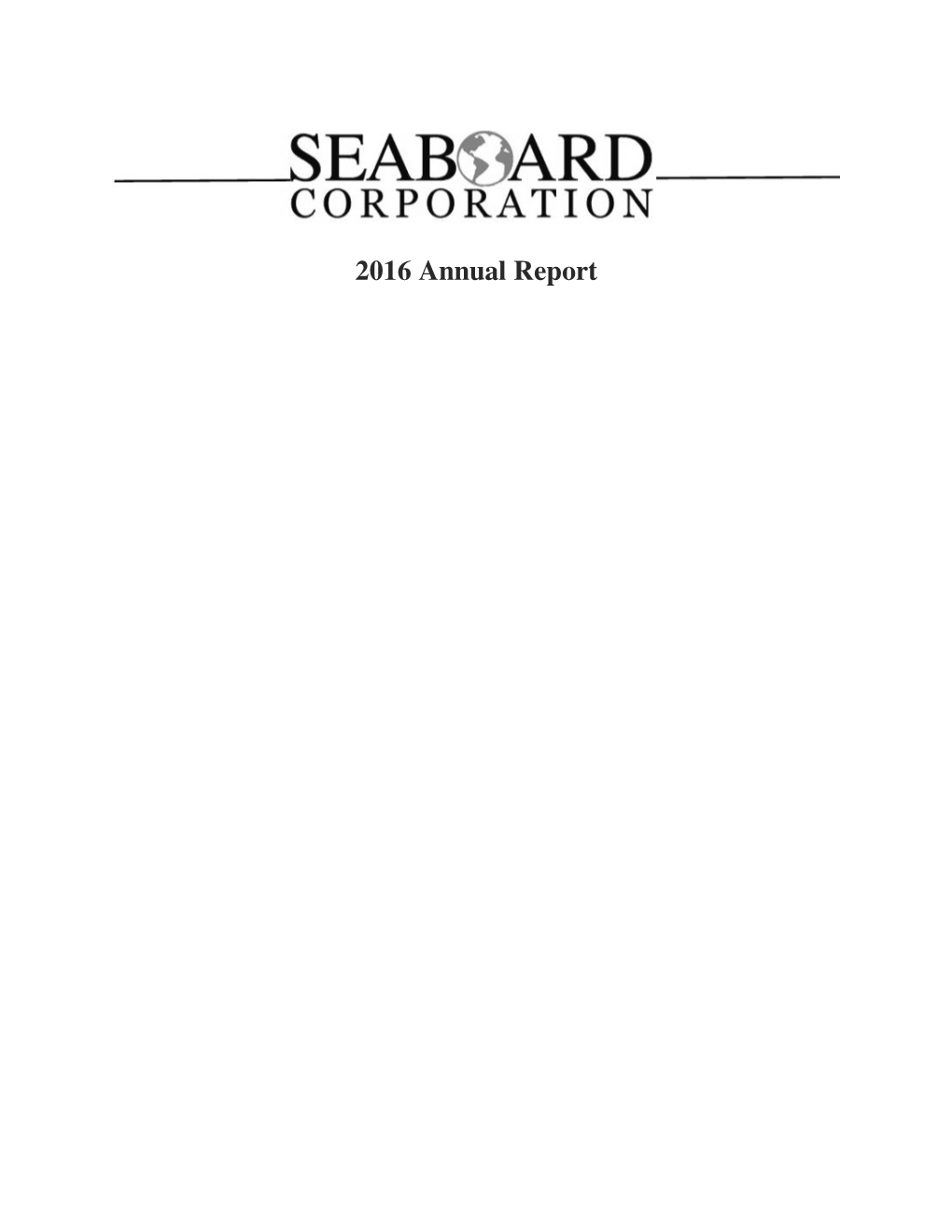 Seaboard Corporation 2016 Annual Report