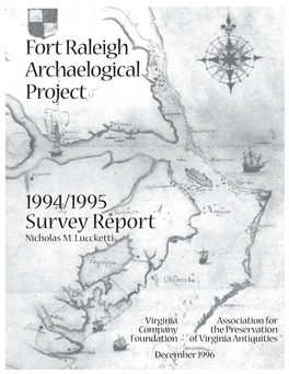 Fort Raleigh Archaeological Project: 1994/1995 Survey Report