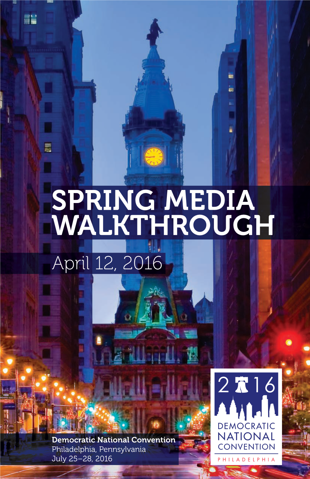 SPRING MEDIA WALKTHROUGH April 12, 2016