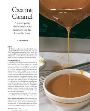 Creating Caramel T