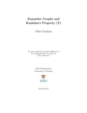 Expander Graphs and Kazhdan's Property (T) Giles Gardam