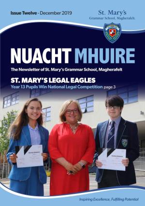 The Newsletter of St. Mary's Grammar School, Magherafelt