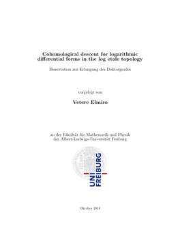 Cohomological Descent for Logarithmic Differential Forms in the Log Etale
