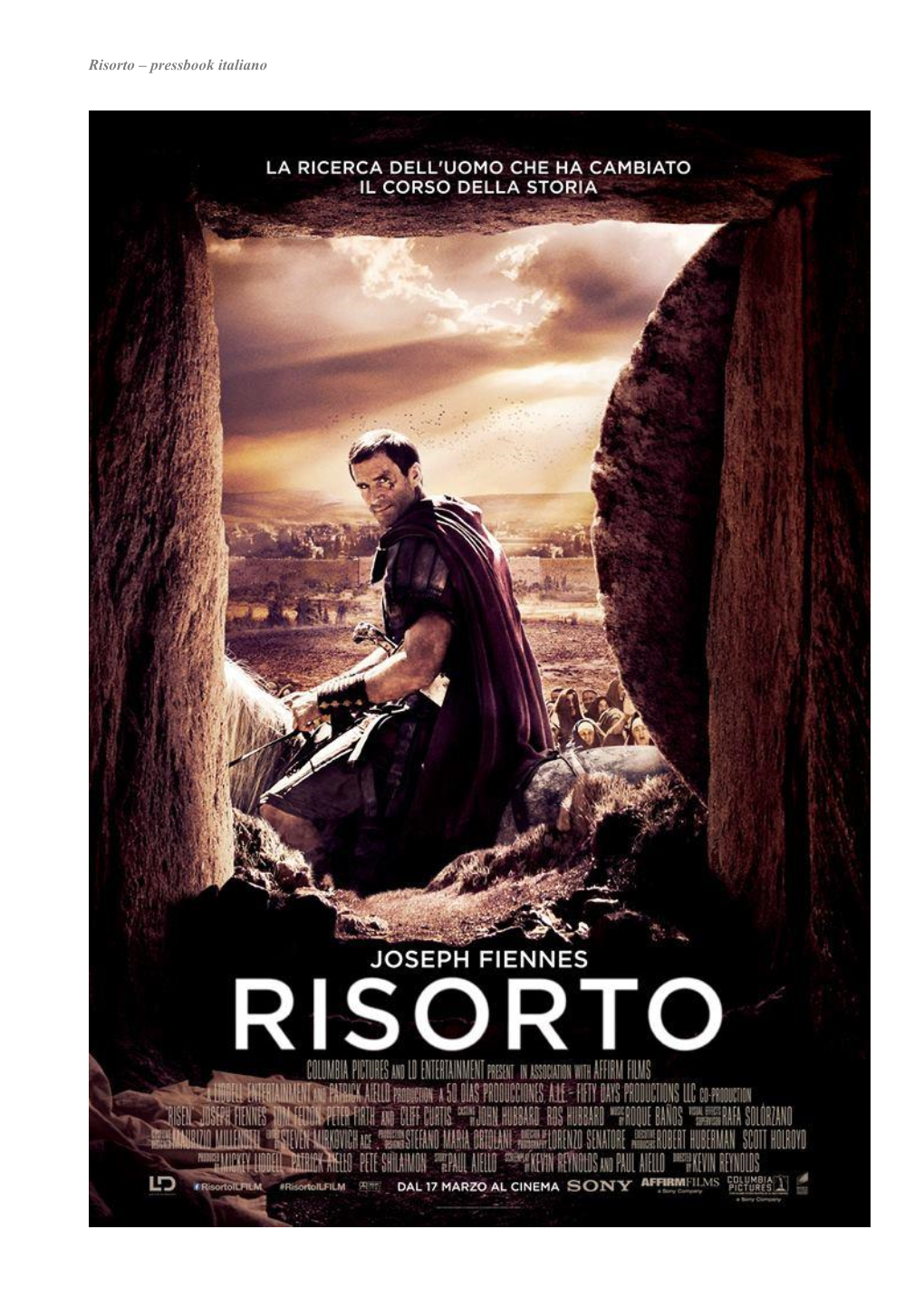 Risorto – Pressbook Italiano