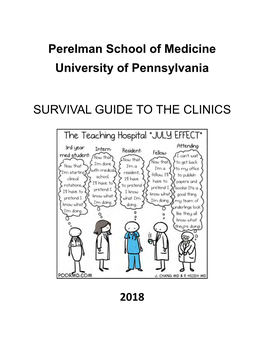 "Survival Guide" to the Clinics