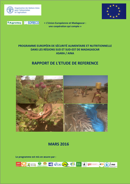 Rapport De L'etude De Reference Mars 2016