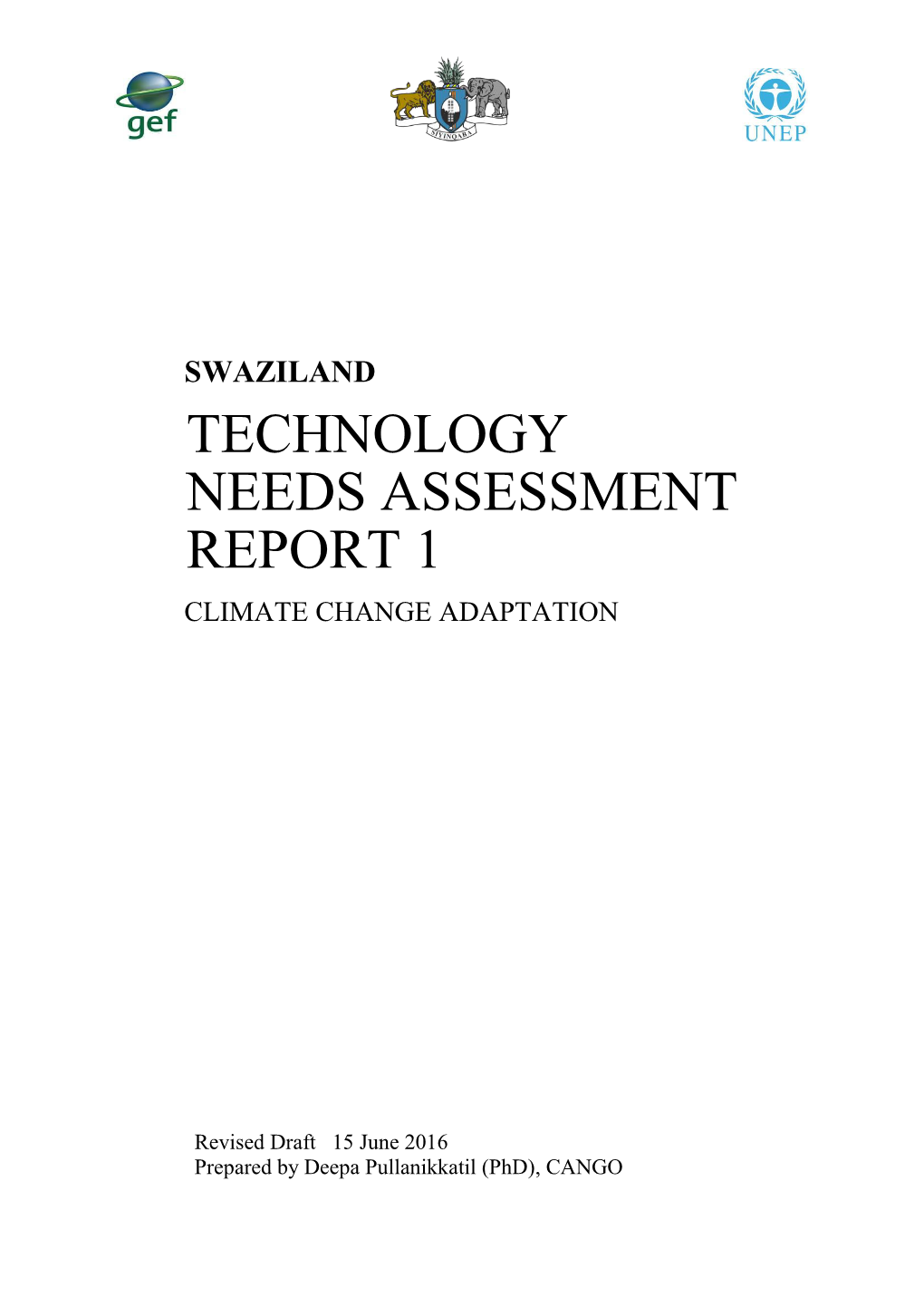 Swaziland Technology Needs Assessment Report 1