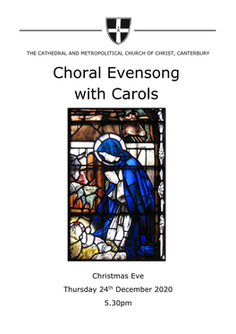 Choral Evensong with Carols