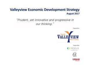 Valleyview Economic Development Strategy August 2017