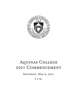 Commencement 2021.Indd