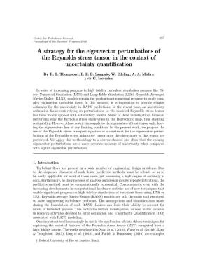 A Strategy for the Eigenvector Perturbations of the Reynolds Stress Tensor in the Context of Uncertainty Quantiﬁcation