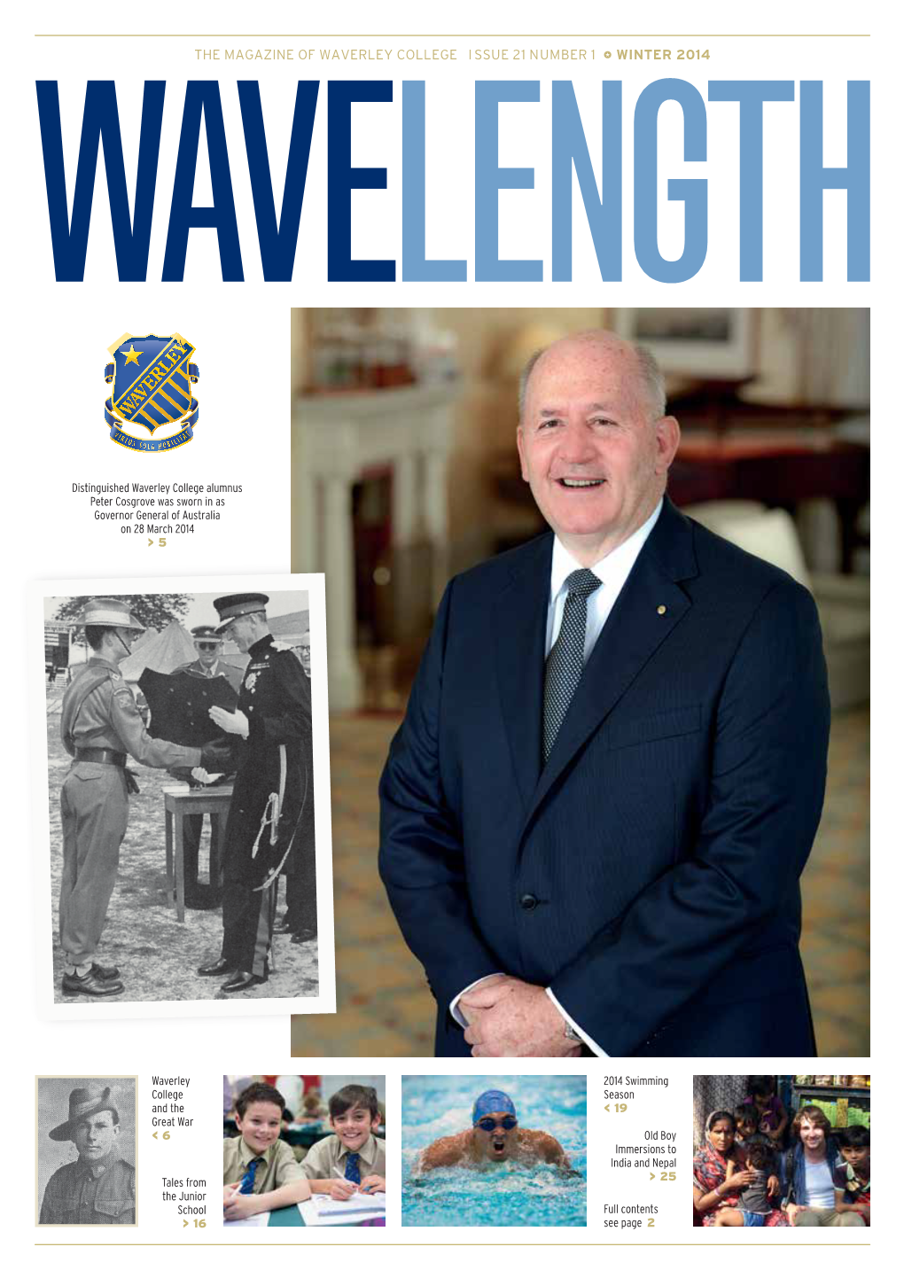 The Magazine of Waverley College Issue 21 Number 1
