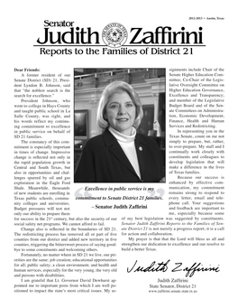 – Senator Judith Zaffirini