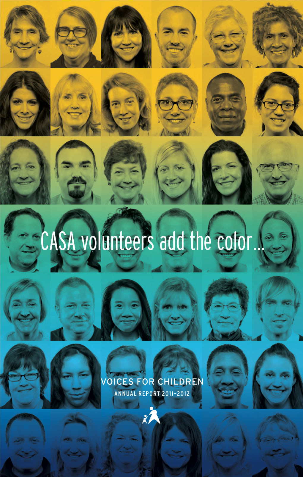 CASA Volunteers Add the Color