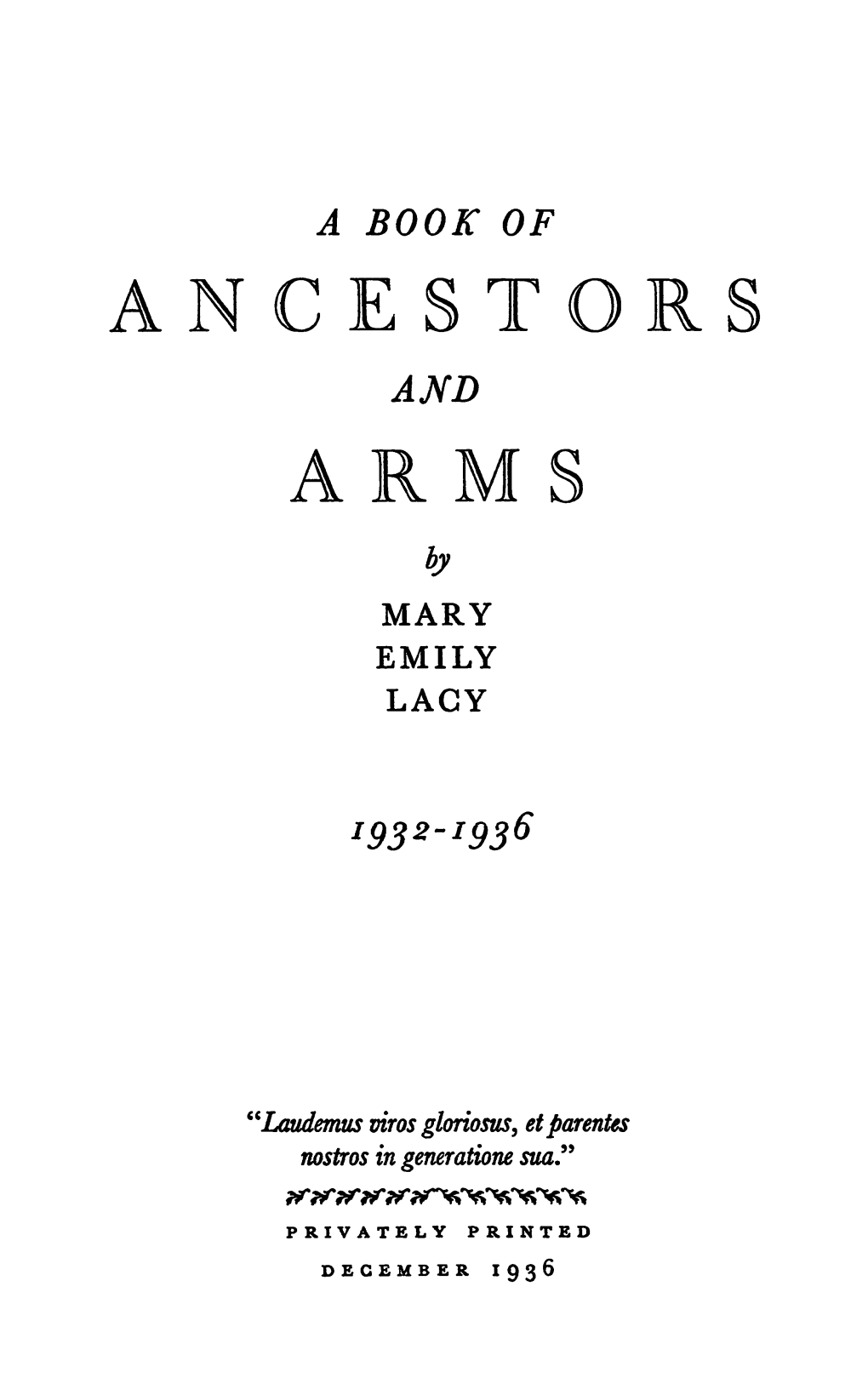 Ancestor§ Arm§