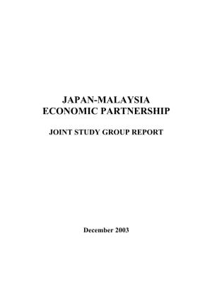 Japan-Malaysia Economic Partnership